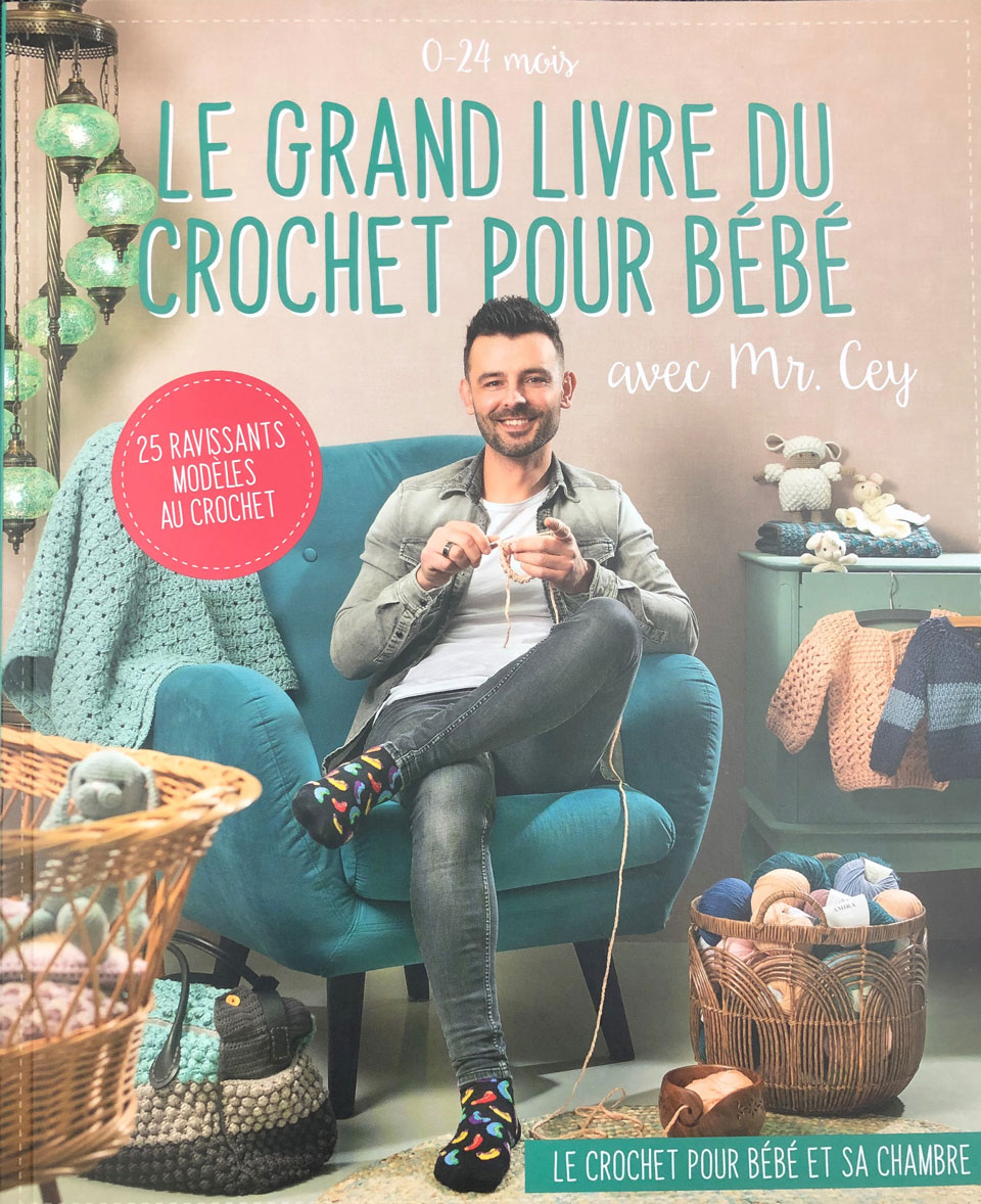 LANGYARNS Livres Le grand livre du crochet pour bébé de Mr. Cey